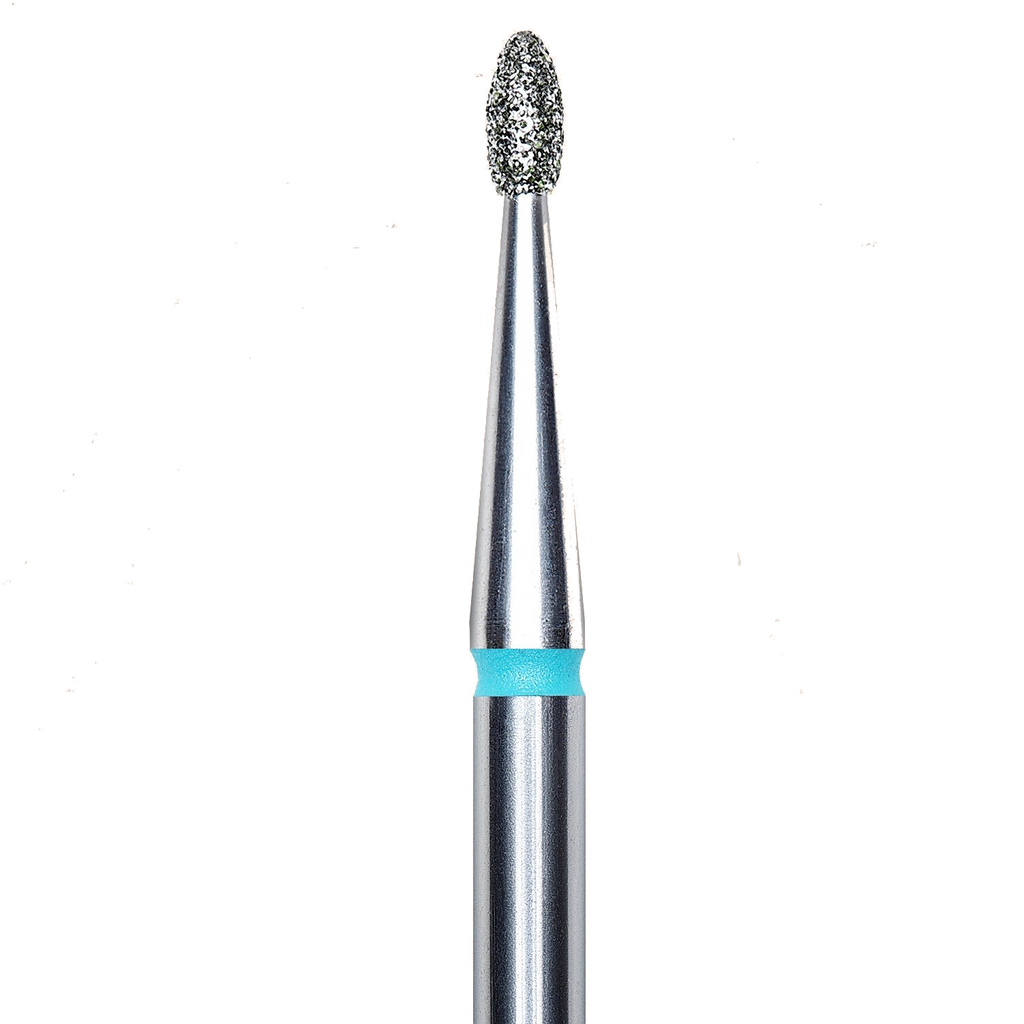 DIAMOND NAIL DRILL BIT, "BUD", BLUE, HEAD DIAMETER 1.6/3.4MM (FA50B016/3.4) - STALEKS™