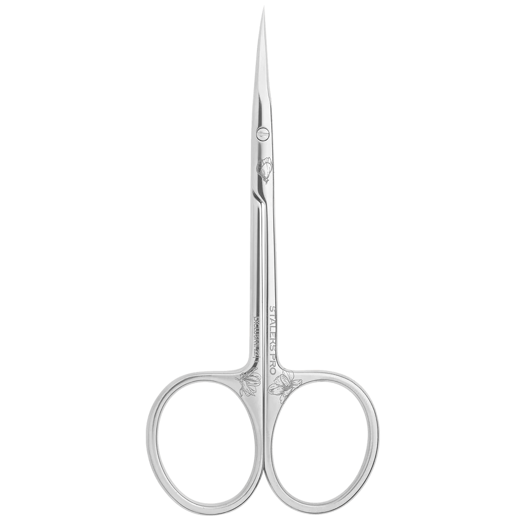 STALEKS PRO EXCLUSIVE 22 TYPE 1 PROFESSIONAL CUTICLE SCISSORS ELONGATED HANDLES MAGNOLIA SX-22/1M- STALEKS™