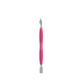 Manicure Pusher With Silicone Handle "Gummy" UNIQ 10 TYPE 3 (Narrow Rounded Pusher + Hatchet) -PQ-10/3- STALEKS