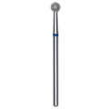 DIAMOND NAIL DRILL BIT, "BALL", BLUE, HEAD DIAMETER 4MM (FA01B040) - STALEKS™