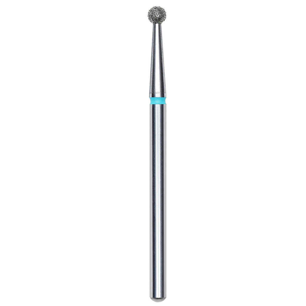 DIAMOND NAIL DRILL BIT, "BALL", BLUE, HEAD DIAMETER 2.7MM (FA01B027) - STALEKS™