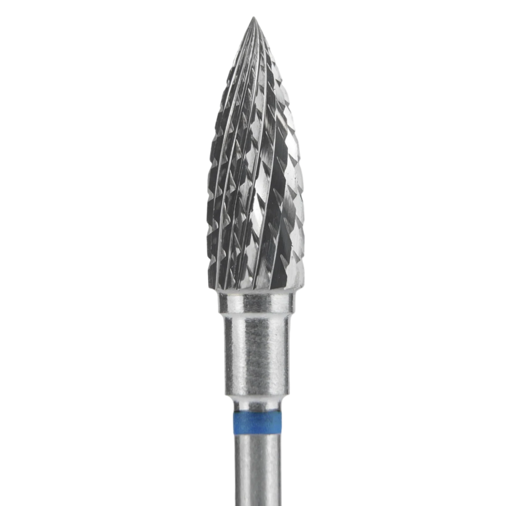 CARBIDE NAIL DRILL BIT, "Cone", BLUE, HEAD DIAMETER 5/13,5MM (FT10B050/13.5) (#210) -STALEKS™