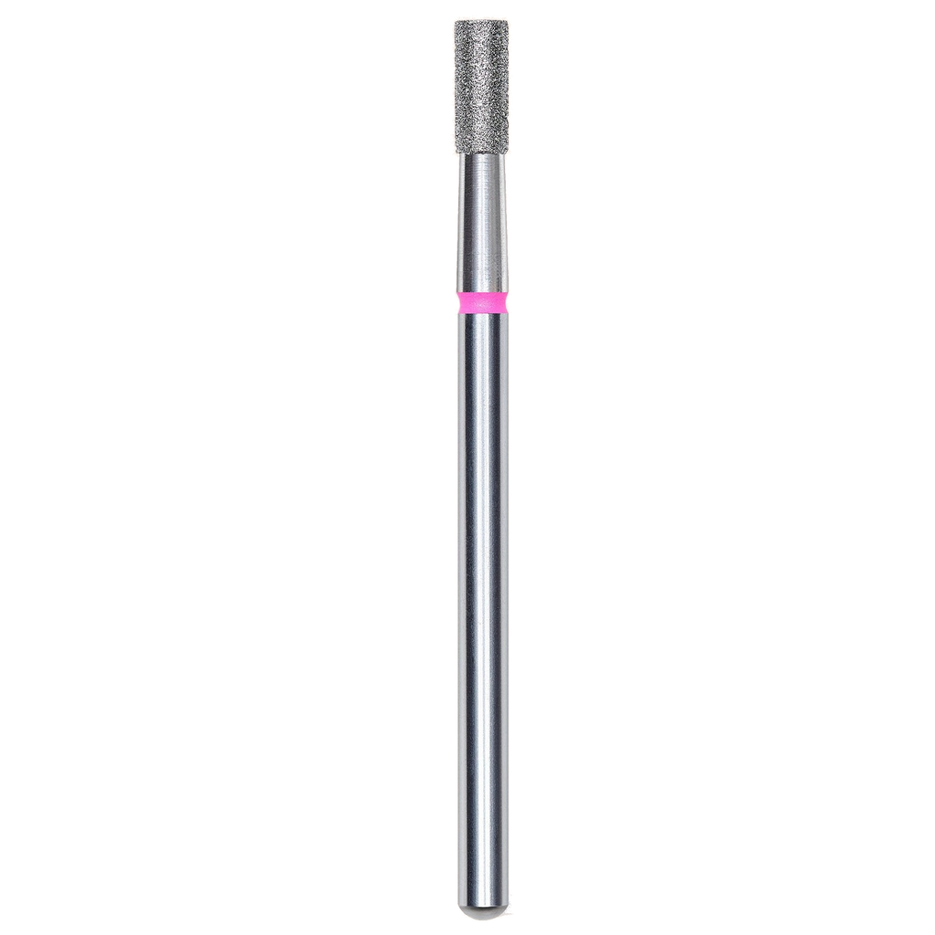DIAMOND NAIL DRILL BIT, "CYLINDER", RED, HEAD DIAMETER 2.5/6MM (FA20R025/6) - STALEKS™