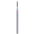 DIAMOND NAIL DRILL BIT, "FLAME", RED, HEAD DIAMETER 1.4/8MM (FA10R014/8) - STALEKS™