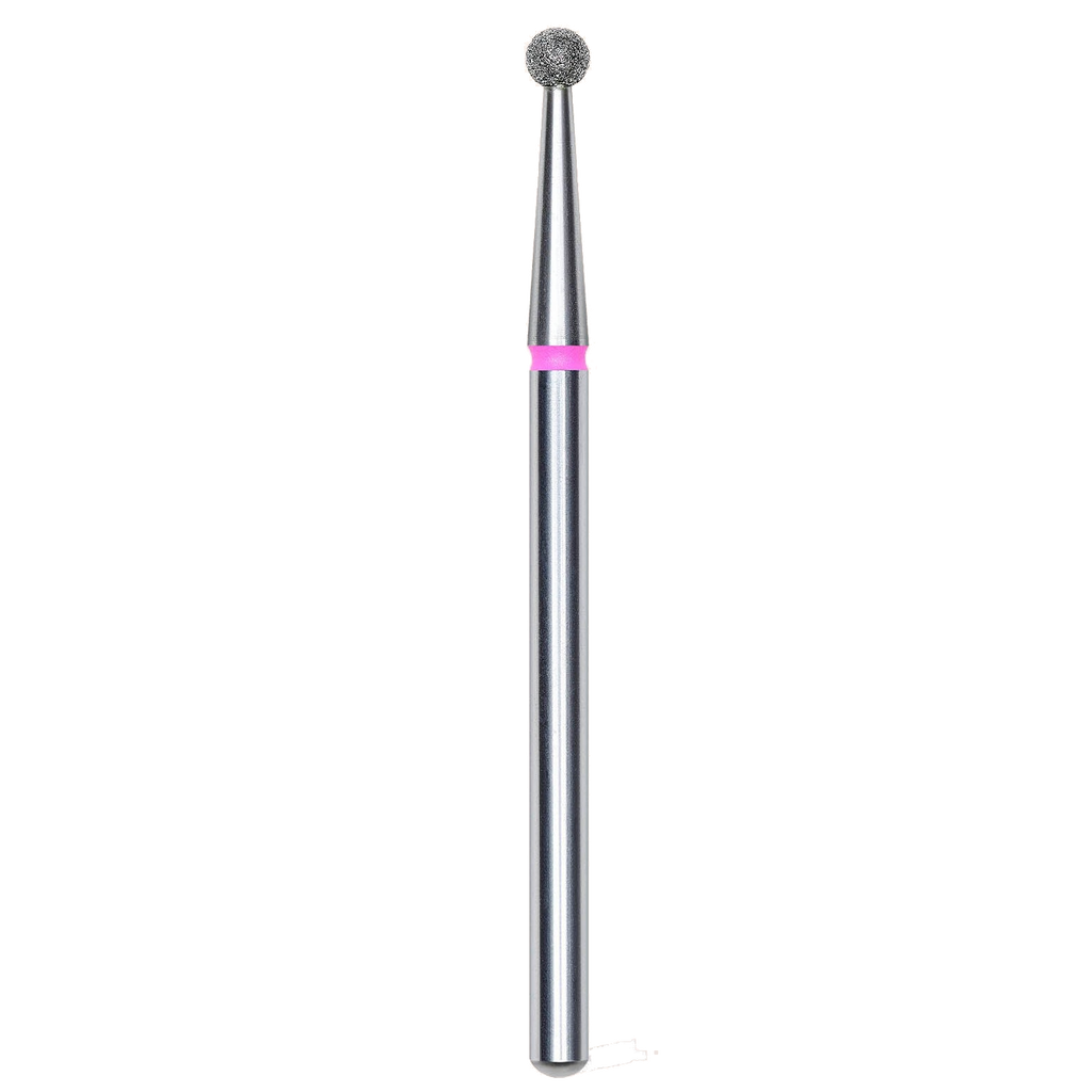 DIAMOND NAIL DRILL BIT, "BALL", RED, HEAD DIAMETER 3.5MM (FA01R035) - STALEKS™