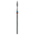 STALEKS Diamond Nail Drill Bit DUO Pointed Flame FA11RB021/8, Red-Blue, 2.1/8mm