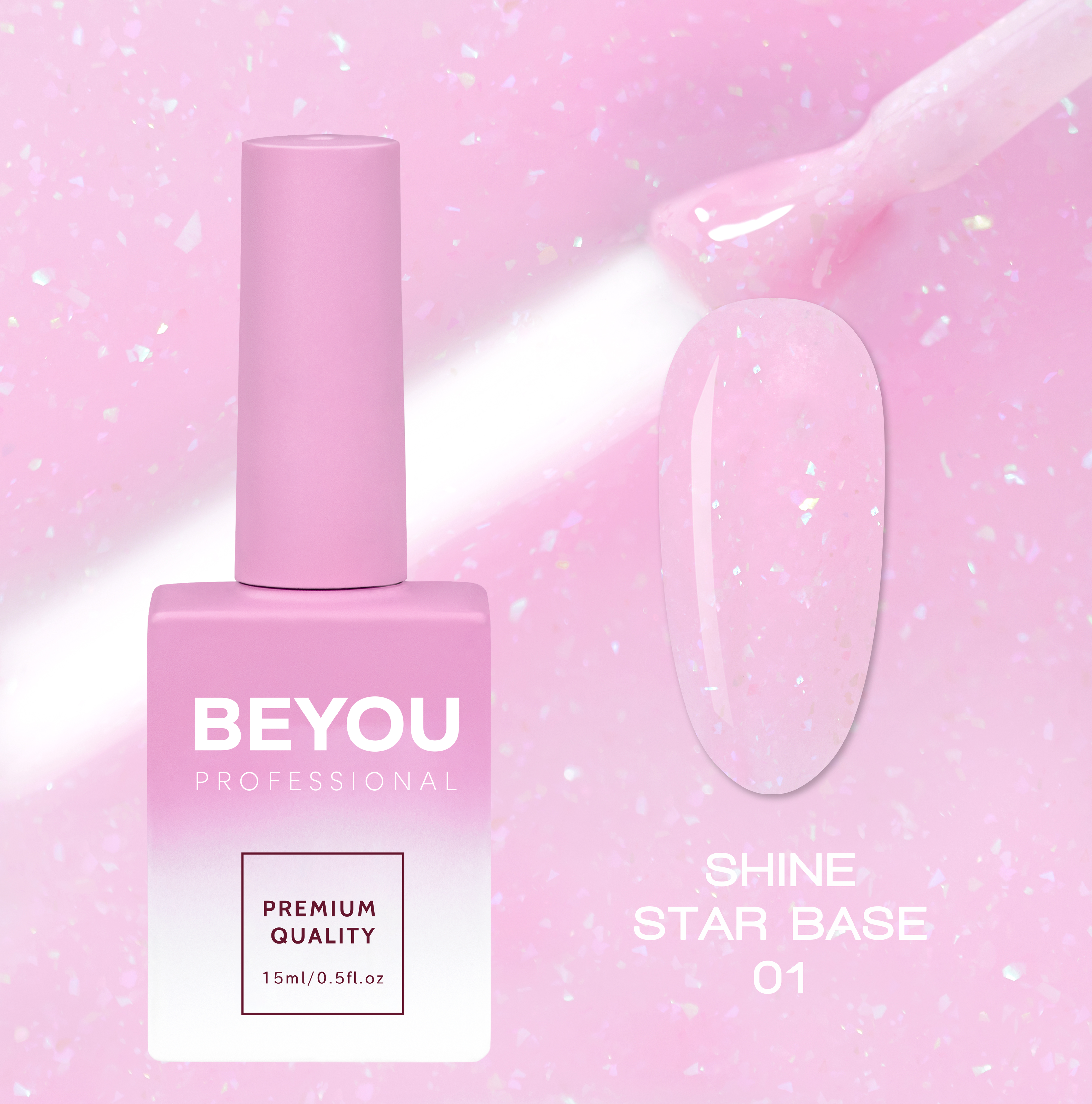 BEYOU Professional Shine Star Base 01 15ml