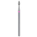 DIAMOND NAIL DRILL BIT, "DROP", RED, HEAD DIAMETER 2.3/5MM (FA40R023/5) - STALEKS™