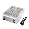 Air Max Panther Nail Dust Collector Silver with HEPA Filter – Professional Nail Table Vacuum