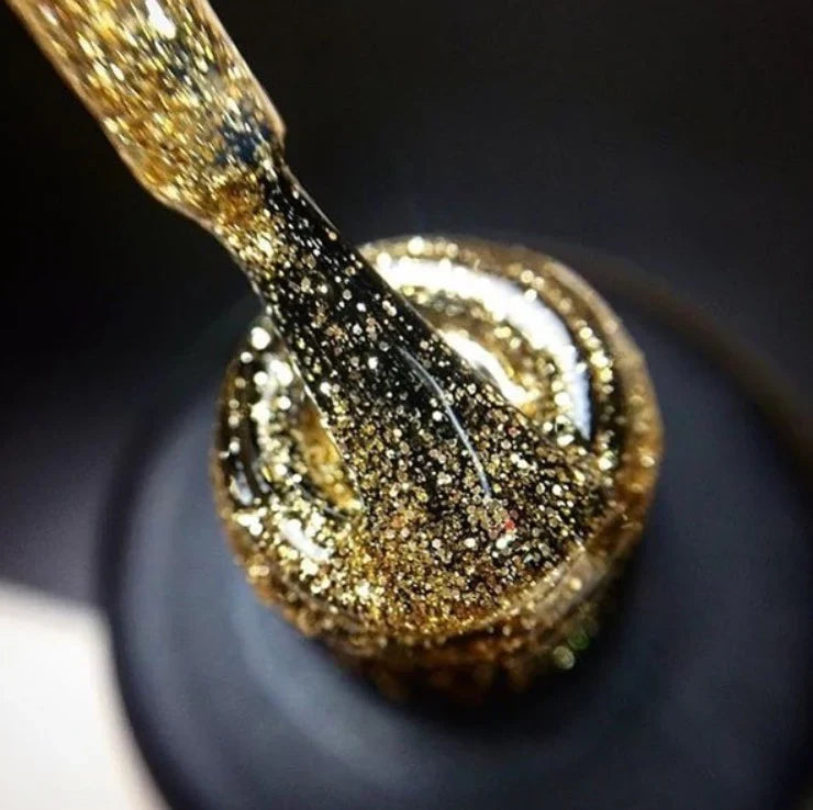 Luxio - Effects Gold Shimmer Top Gel