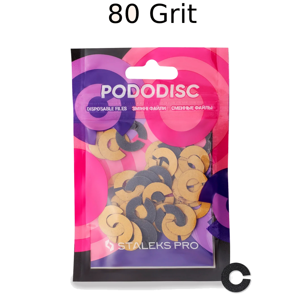 STALEKS PRO EXPERT UMBRELLA PODODISC RINGLIKE DISPOSABLE FILES SIZE S 15 MM DIAMETER REFILL PADS FOR PEDICURE DISC 50 PCS PDFR-15- STALEKS™