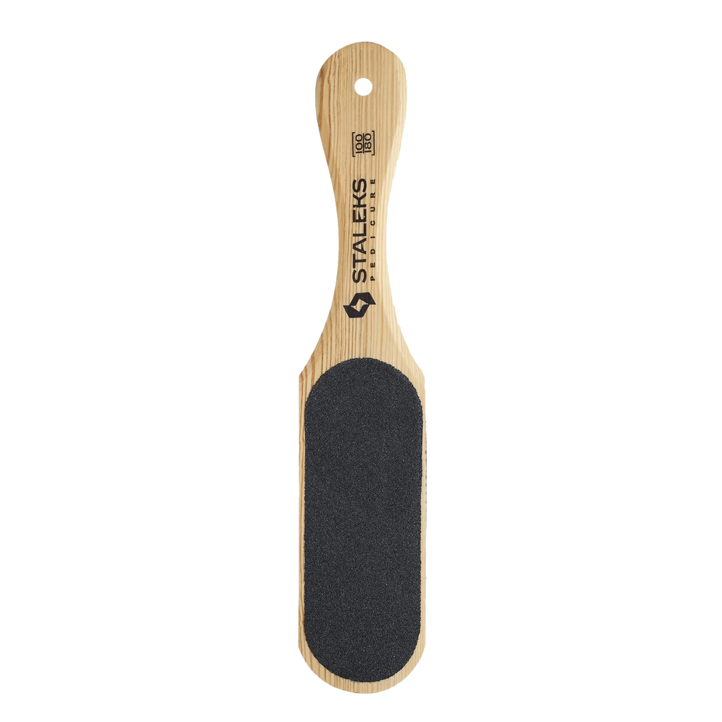 BEAUTY & CARE 10 TYPE 1 WOODEN PEDICURE FOOT FILE 100/180 GRIT ABC 10/1- STALEKS™