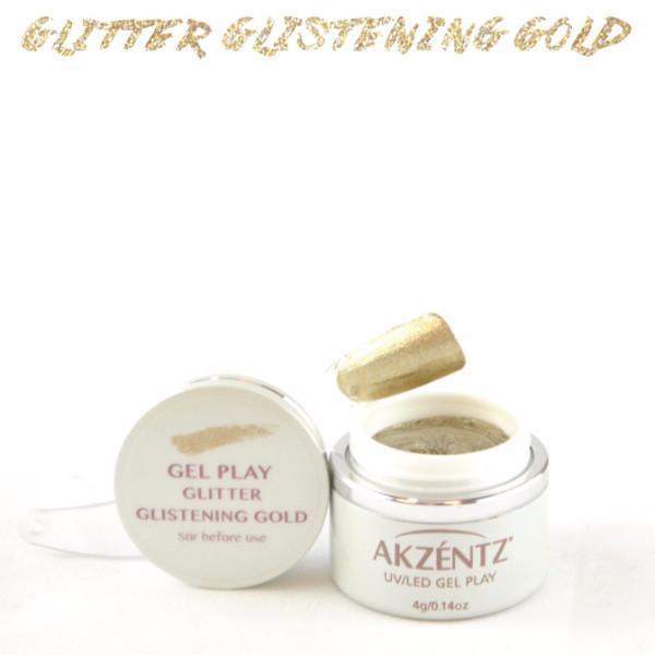 Akzentz Gel Play - Glitter Glistening Gold