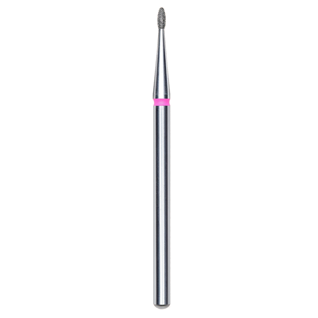 DIAMOND NAIL DRILL BIT, "BUD", RED, HEAD DIAMETER 1.2/3MM (FA50R012/3) - STALEKS™