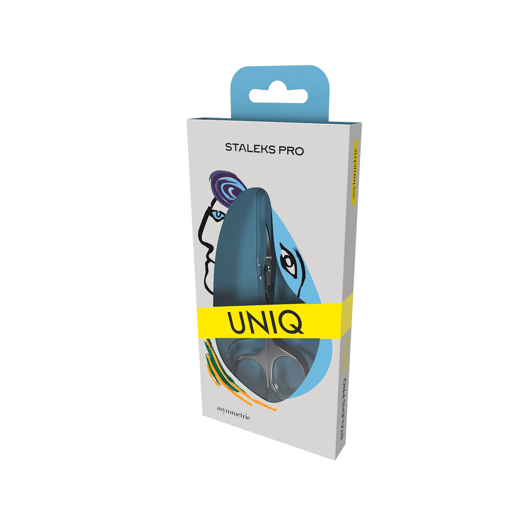 Professional Cuticle Scissors "Asymmetric" UNIQ 20 TYPE 4 -SQ-20/4- STALEKS