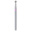 DIAMOND NAIL DRILL BIT, "BALL", RED, HEAD DIAMETER 2.5MM (FA01R025) - STALEKS™