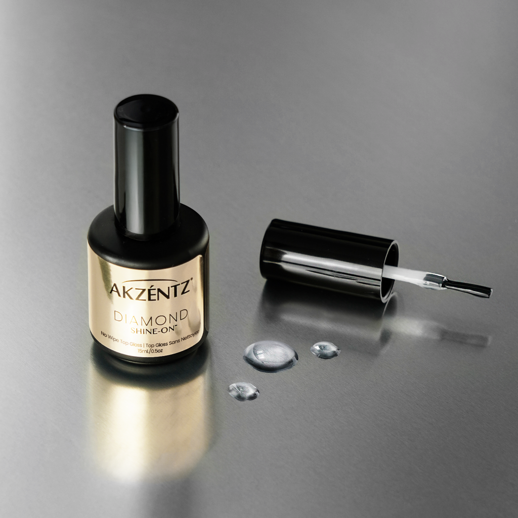Akzentz Diamond Shine-On (No Cleanse) Gel Top Gloss