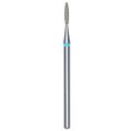 DIAMOND NAIL DRILL BIT, "FLAME", BLUE, HEAD DIAMETER 1.6/8MM (FA11B016/8) - STALEKS™