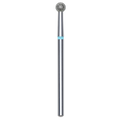 DIAMOND NAIL DRILL BIT, "BALL", BLUE, HEAD DIAMETER 3.5MM (FA01B035) - STALEKS™