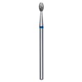 DIAMOND NAIL DRILL BIT, "OLIVE", BLUE, HEAD DIAMETER 2.5 MM/WORKING PART 5 MM (FA130B025/5) - STALEKS™