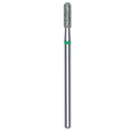 DIAMOND NAIL DRILL BIT, ROUNDED "CYLINDER", GREEN, HEAD DIAMETER 2.3/8MM (FA30G023/8) - STALEKS™