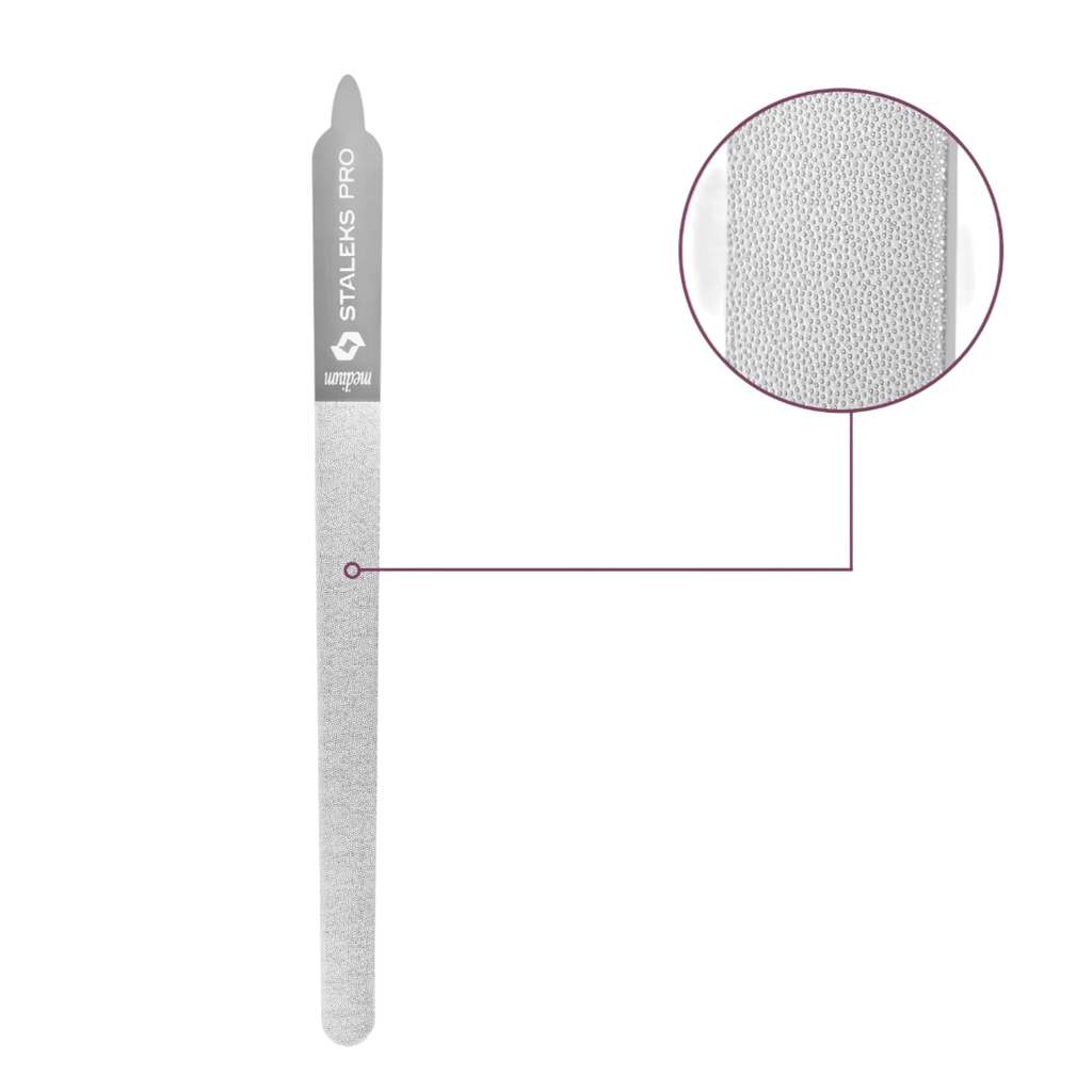Laser Nail File EXPERT 11 155 mm (Straight With Handle) FE-11-155 -STALEKS