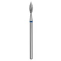 DIAMOND NAIL DRILL BIT, "POINTED FLAME", BLUE, HEAD DIAMETER 2.3 MM/WORKING PART 8 MM (FA11B023/8) - STALEKS™