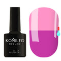 KOMILFO GEL POLISH DELUXE TERMO C010 (LILAC-PINK, WHEN HEATED – PINK), 8 ML 191010