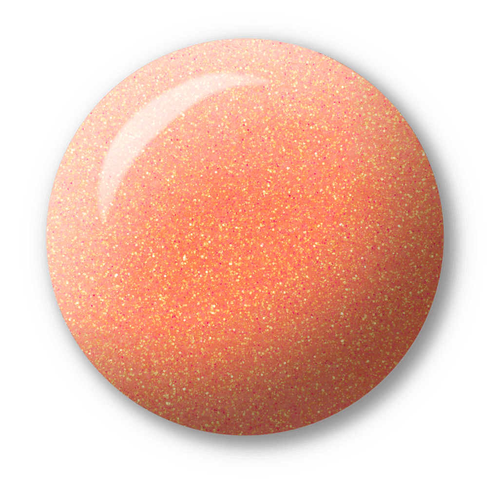 Light Elegance Glitter Gel - Orange Crush