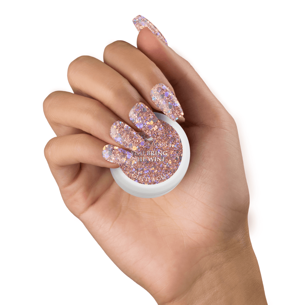 Light Elegance Glitter Gel - You Bring The Wine