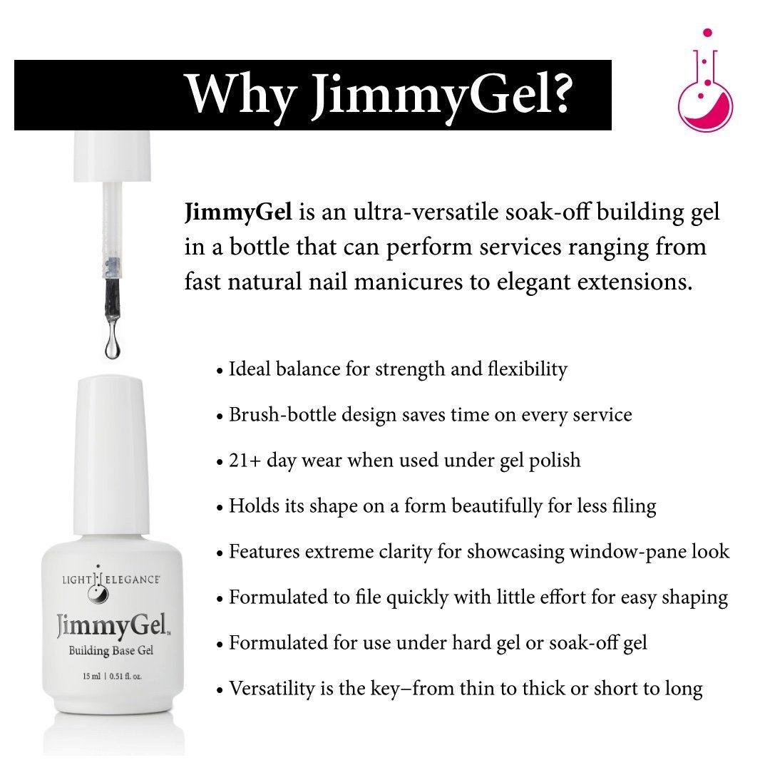 Light Elegance JimmyGel Soak-Off Building Base - Clear