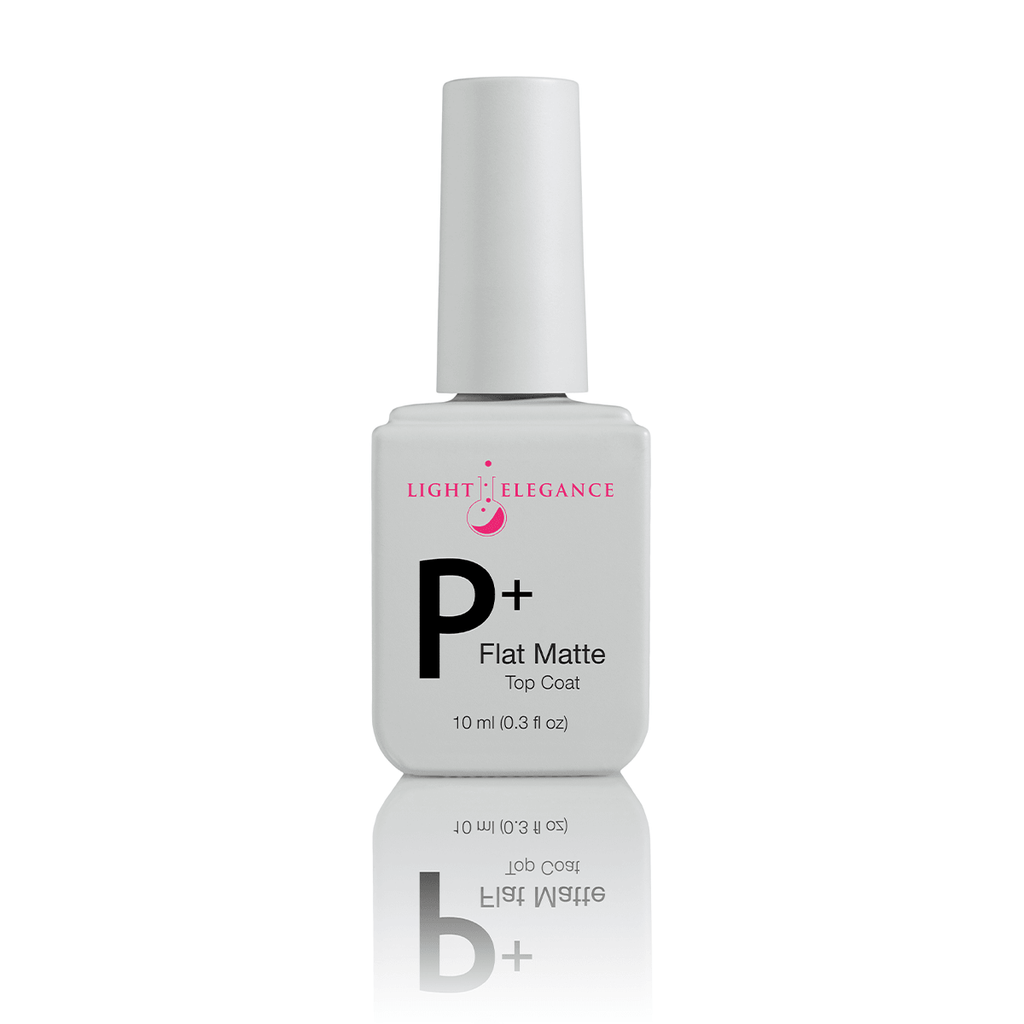 Light Elegance P+ Soak-Off Gel Polish - Flat Matte Top Coat