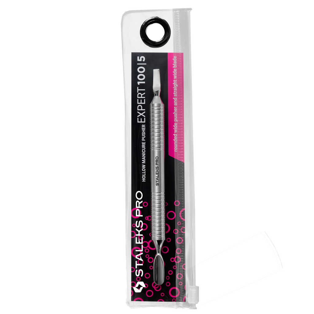 STALEKS PRO EXPERT 100 / 5  HOLLOW CUTICLE PUSHER PE-100/5- STALEKS™