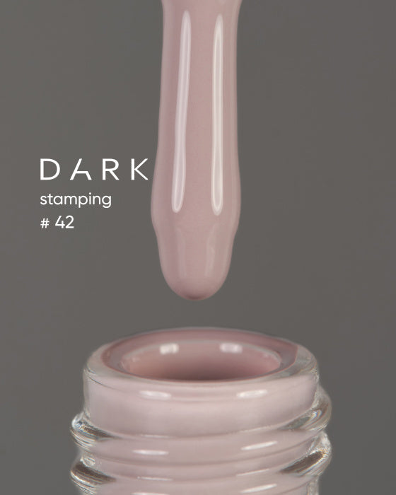 DARK STAMPING POLISH №42 LIGHT GRAY, 8 ML Article : S042