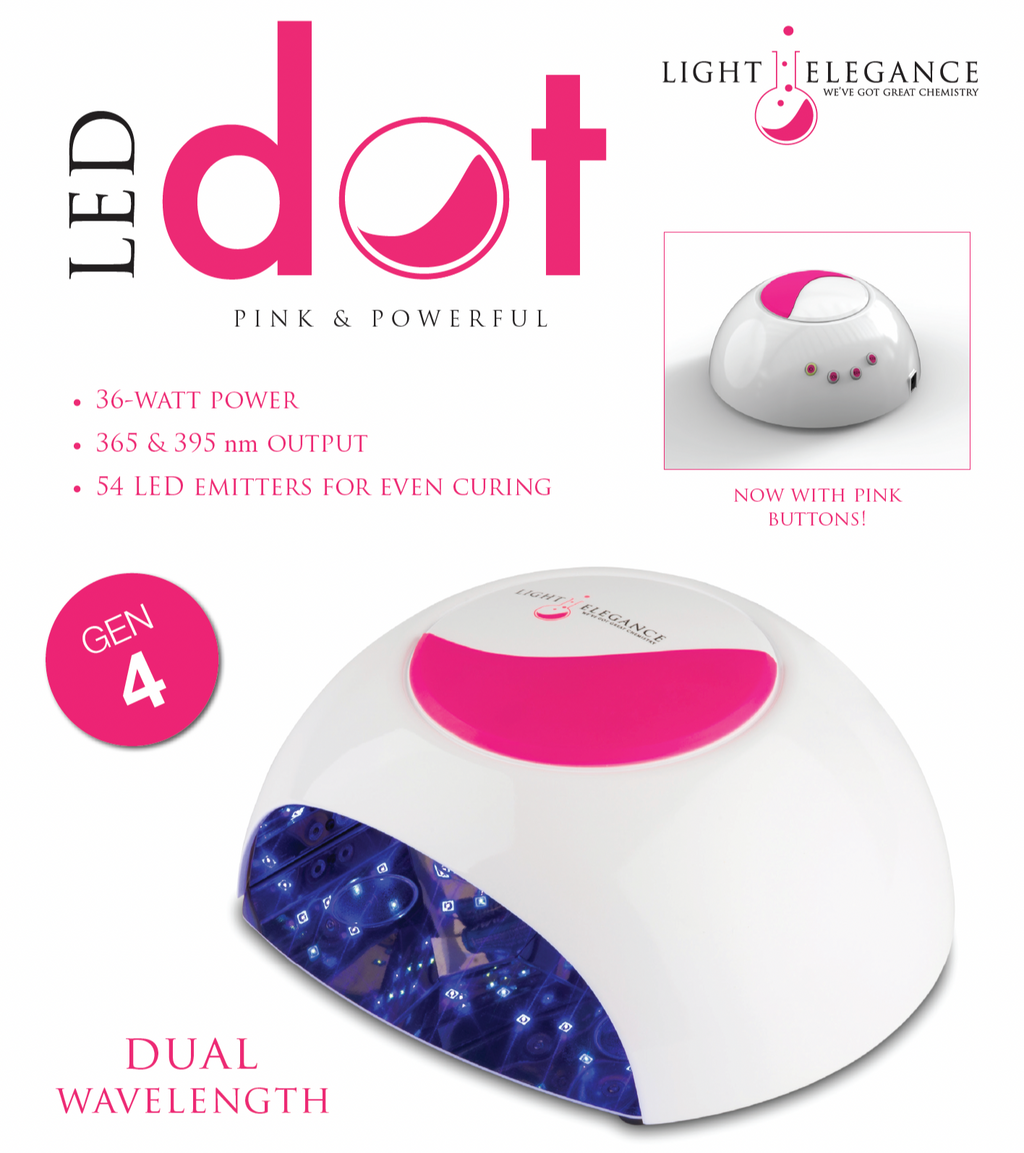 NEW! Light Elegance - LEDdot Gen4 Hybrid UV LED Nail Lamp