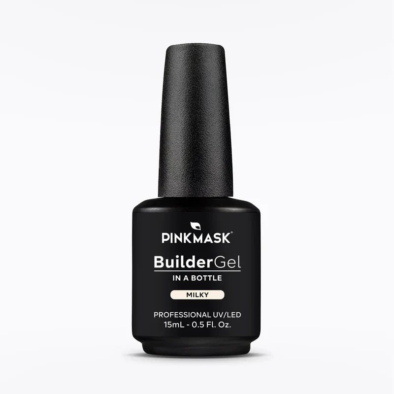 Pink Mask - Builder Gel White, 15ml and 30g