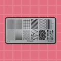 Pink Mask - Stamping Plate Basics #46