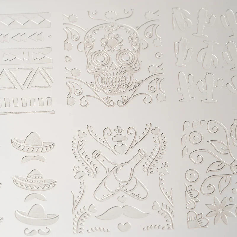 Pink Mask - Stamping Plate Mexico #8