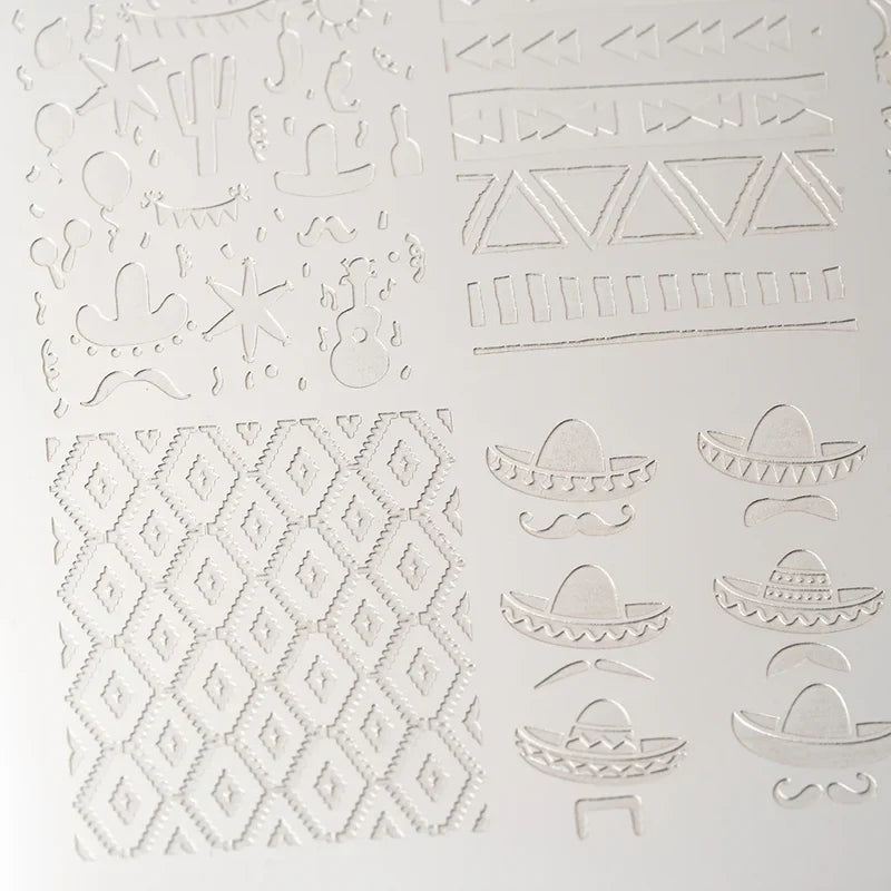 Pink Mask - Stamping Plate Mexico #8