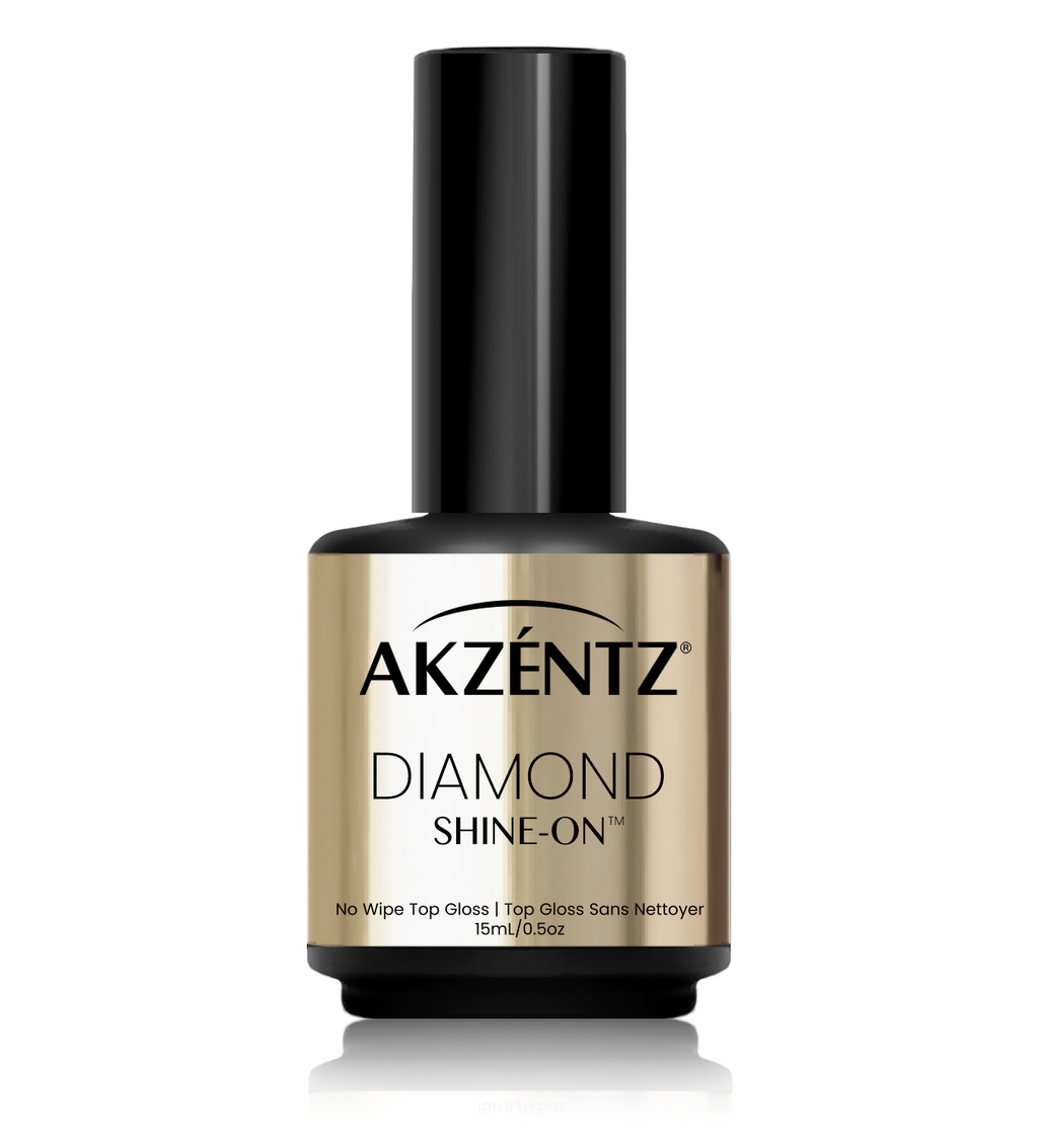 Akzentz Diamond Shine-On (No Cleanse) Gel Top Gloss